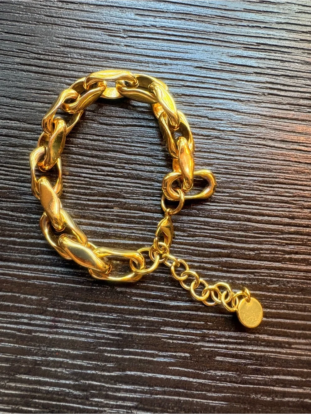 Amber Sceats - Zagora Bessie 24K- Gold Plated Chain Bracelet - Yellow Gold